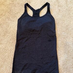 Lululemon Size 2 Ebb to Street tank top charcoal grey